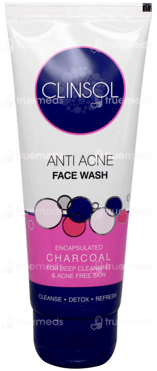 Clinsol Anti Acne Face Wash 70Gm